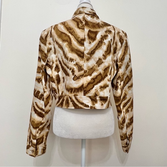 Vintage Ron Leal Animal Print Cropped Jacket - Picture 7 of 11